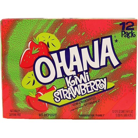 0671234617434 - FAYGO OHANA KIWI STRAWBERRY FLAVORED DRINK, CONTAINS NO JUICE, 12-FL. OZ. CANS 12-PACK SUITCASE