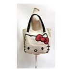 0671803127951 - LOUNGEFLY HELLO KITTY CANVAS FACE TOTE