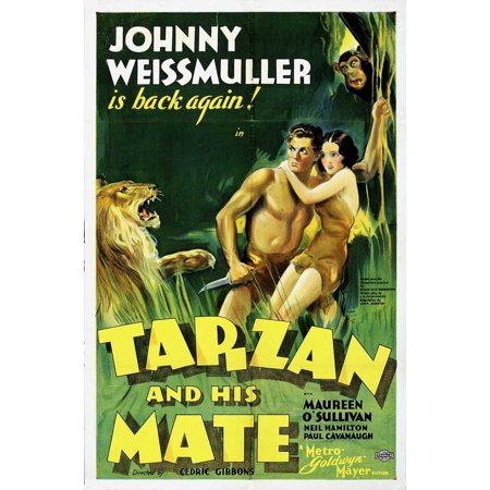 0671863741913 - TARZAN AND HIS MATE - MOVIE POSTER (STYLE C) (27” X 40”)