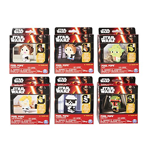 6721515330126 - STAR WARS PIXEL POPS CONSTRUCTION TOY PACK CASE (PACKAGE OF 6)