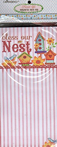 6721612213827 - SWEET LIFE MAGNETIC NOTE PAD - BLESS OUR NEST