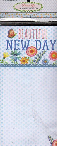 6721612213865 - SWEET LIFE MAGNETIC NOTE PAD - BEAUTIFUL NEW DAY