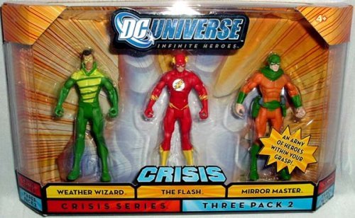 0067219110005 - DC UNIVERSE INFINITE HEROES 3-PACK:WEATHER WIZARD, THE FLASH, MIRROR MASTER