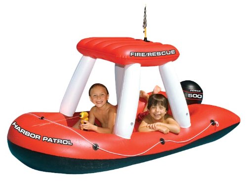 0672875500093 - SWIMLINE FIREBOAT SQUIRTER INFLATABLE POOL TOY