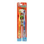 0672935710189 - DR. FRESH TOOTHBRUSH SOFT BLUE YELLOW 2 TOOTHBRUSHES