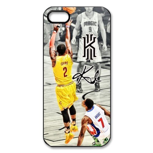 6730054737242 - COOL PHONE CASE,FOR BLACK PLASTIC IPHONE 5,5S CASE WITH KYRIE IRVING #2 ALL-STAR BASKETBALL PATTERN AT RUN HORSE STORE
