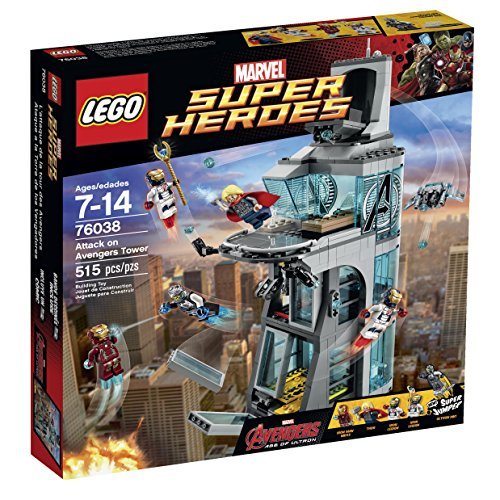 0673419233651 - SUPERHEROES ATTACK ON AVENGERS TOWER