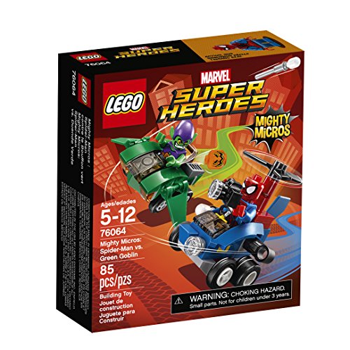 0673419250542 - SUPER HEROES MIGHTY MICROS: SPIDER-MAN VS. GREEN GOBLIN #76064