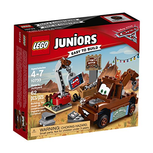 0673419266727 - LEGO JUNIORS 10733 DISNEY PIXAR CARS MATER'S JUNKYARD 62PCS IN HAND