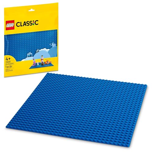 0673419360340 - LEGO CLASSIC BLUE BASEPLATE 11025 BUILDING TOY SET FOR PRESCHOOL KIDS, BOYS, AND GIRLS AGES 4+ (1 PIECES)