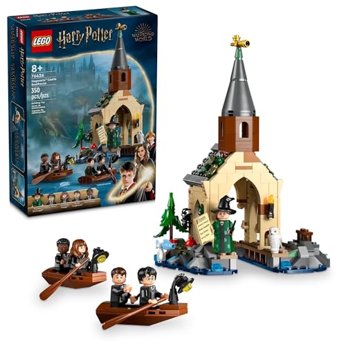 0673419388276 - LEGO HARRY POTTER HOGWARTS CASTLE BOATHOUSE, FANTASY HARRY POTTER TOY FOR BOYS AND GIRLS WITH 2 BUILDABLE BOATS AND 5 MINIFIGURES, CASTLE TOY BIRTHDAY GIFT IDEA FOR KIDS AGES 8 AND UP, 76426