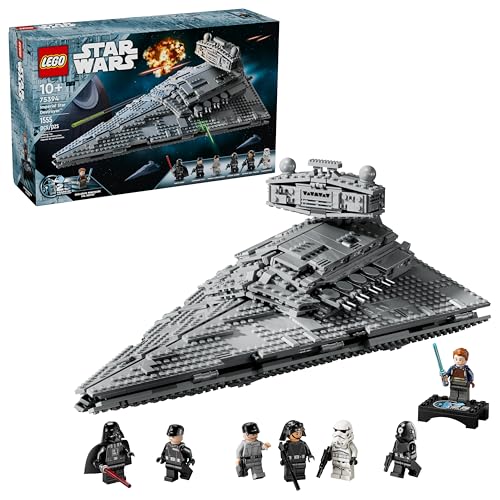 0673419393706 - LEGO STAR WARS IMPERIAL STAR DESTROYER BUILDABLE STARSHIP SET, STAR WARS TOY FOR KIDS WITH DARTH VADER & EXCLUSIVE 25TH ANNIVERSARY MINIFIGURE CAL KESTIS, BIRTHDAY GIFT FOR BOYS, GIRLS AND FANS, 75394