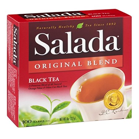 0673747712811 - SALADA BLACK TEA, ORIGINAL BLEND, 100 CT