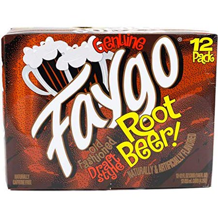 0673800001036 - FAYGO ROOT BEER DRAFT STYLE 12-OUNCE CANS (PACK OF 12)