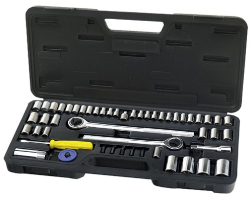 6757073813528 - TOOL HOUSE 770002 52-PIECE METRIC AND FRACTIONAL BIT TIP AND SOCKET WRENCH SET