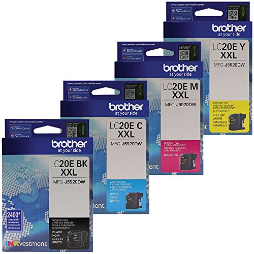 6768141761221 - BROTHER LC20E SUPER HIGH YIELD INK CARTRIDGE SET