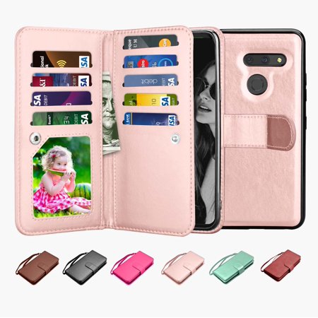 0677306707065 - NJJEX WALLET CASE FOR 6.1” LG G8 THINQ / LG G8, NJJEX LUXURY PU LEATHER WALLET FLIP PROTECTIVE CASE COVER WITH CARD SLOTS & STAND FOR LG G8 2019 6.1 INCH DISPLAY