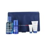 0677385127600 - CLARINS CLARINS GIFT SET ON THE GO SET-SKIN DIFFERENCE & ACTIVE FACE WASH & AFTERSHAVE ENERGIZER 3.4OZ & SAMPLE MOISTURE BALM .17OZ & TRAVEL BAG