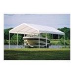 0677599257704 - 12 X 26 2 FRAME 10 LEG CANOPY WITH WHITE COVER