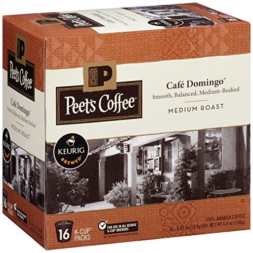 0678213601170 - PEETS COFFEE & TEA SINGLE CUP COFFEE, CAFE DOMINGO, 16 COUNT