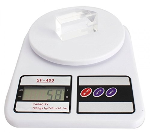 0678542491534 - 7KG SF-400 ABS PLASTIC LCD LARGE CAPACITY KITCHEN DIGITAL SCALE