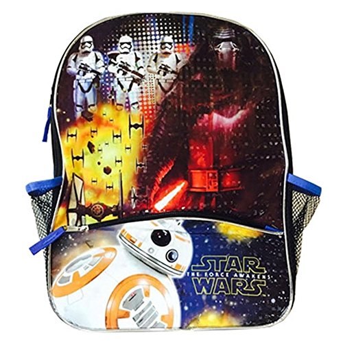 0678634301024 - STAR WARS BB8 CHILDREN'S BACKPACK - SCHOOL CARRY-ON HIKING - BLUE