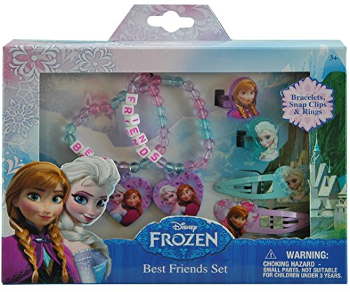 0678634485410 - DISNEY FROZEN ELSA AND ANNA GIRLS HAIR AND JEWELRY ACCESSORY 6 PIECE GIFT SET