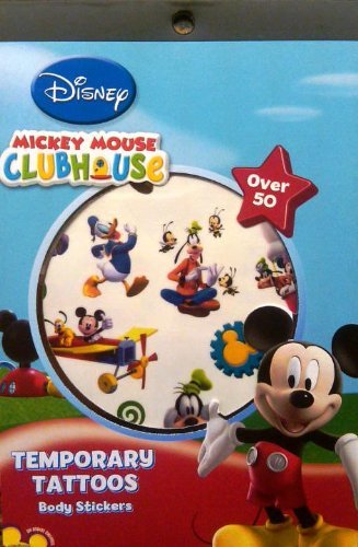 0678634807564 - MICKEY'S CLUBHOUSE TEMPORARY TATTOO BOOK PARTY ACCESSORY