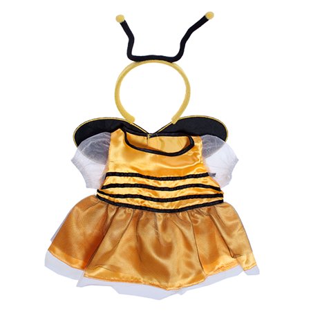 0679124025833 - BEE DRESS W/ANTENNA DRESS OUTFIT FITS MOST 8-10 WEBKINZ, SHINING STAR AND 8-10 MAKE YOUR OWN STUFFED ANIMALS AND BUILD-A-BEAR