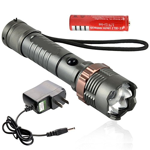 6800321178297 - SUPER BRIGHT 5 MODES FLASHLIGHT 2200LM XM-L T6 LED LAMP LIGHT WITH 18650 BATTERY AA=CHARGER