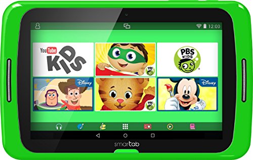 0680079777128 - SMARTAB STJR700GR 7 KIDS TABLET WITH DISNEY APPS, ANDROID LOLLIPOP 5.1, QUAD CORE, 8GB, PROTECTIVE BUMPER
