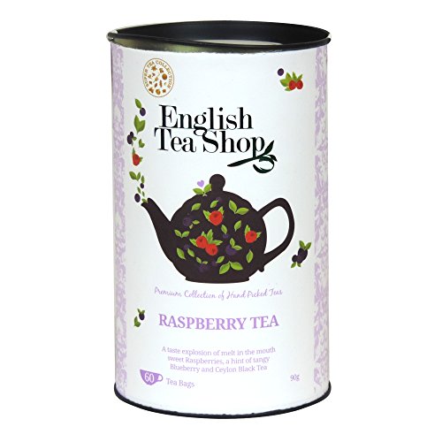 0680275026839 - ENGLISH TEA SHOP - RASPBERRY TEA - 60 TEA BAGS - 90G (CASE OF 6)
