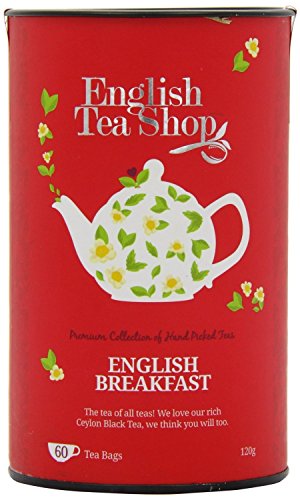 0680275028093 - ENGLISH TEA SHOP 60 TAGGED TEA BAGS (ENGLISH BREAKFAST)