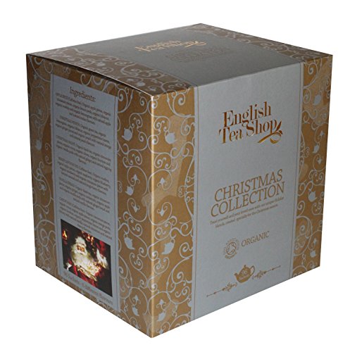 0680275046271 - ENGLISH TEA SHOP - CHRISTMAS COLLECTION - GOLD CUBE BOX - 144G