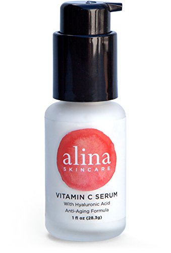 0680474307036 - AWARD WINNING & DERMATOLOGIST RECOMMENDED. ALINA SKIN CARE VITAMIN C SERUM WITH HYALURONIC ACID AND GREEN & WHITE TEA EXTRACTS-WITH PATENTED INFLACIN® AND QSOMES®-DELIVERS THE MOST EFFECTIVE ANTI-AGING SERUM ON THE MARKET TODAY.