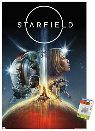 0680535765157 - STARFIELD - KEY ART WALL POSTER WITH PUSH PINS