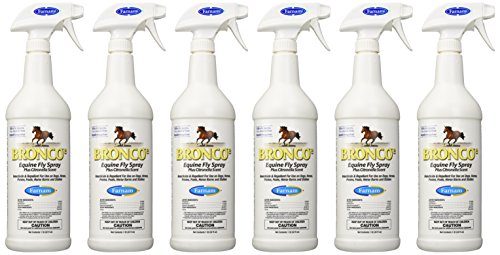 0680596326649 - FARNAM HOME AND GARDEN 100502328 BRONCO EQUINE SPRAY WITH CITRONELLA SCENT FOR PETS, 32-OUNCE, PACK OF 6