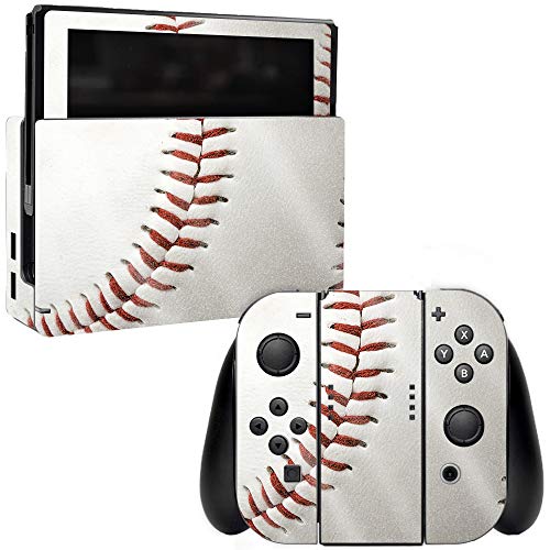 0680611639679 - MIGHTYSKINS GLOSSY GLITTER SKIN FOR NINTENDO SWITCH - BASEBALL | PROTECTIVE, DURABLE HIGH-GLOSS GLITTER FINISH | EASY TO APPLY, REMOVE, AND CHANGE STYLES | MADE IN THE USA