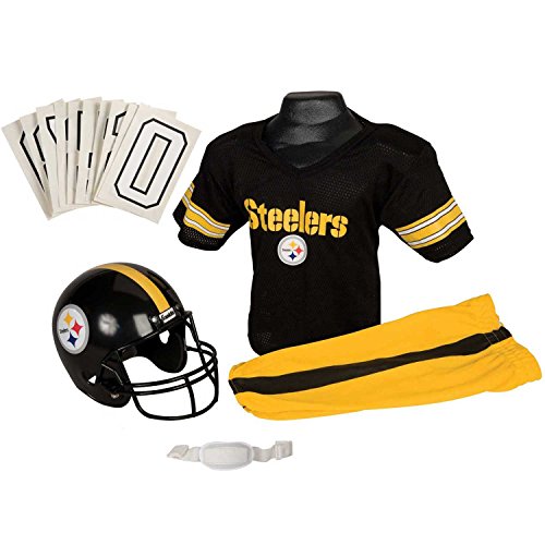 0680806640626 - FRANKLIN SPORTS NFL PITTSBURGH STEELERS DELUXE YOUTH UNIFORM SET, SMALL