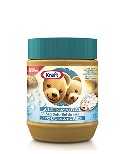 0068100899788 - KRAFT ALL NATURAL PEANUT BUTTER WITH SEA SALT 750G | 26.5OZ {IMPORTED FROM CANADA}