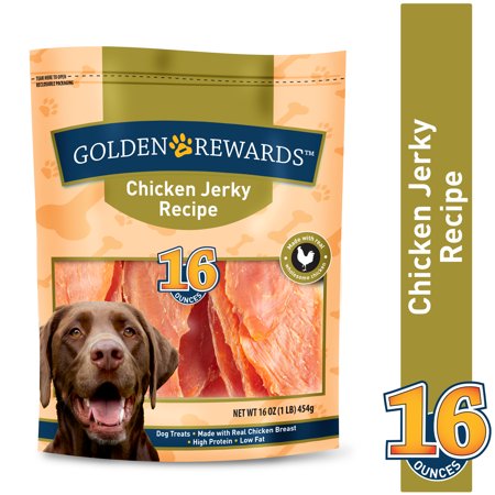 0681131070195 - GOLDEN REWARDS CHICKEN JERKY RECIPE FOR DOGS (MADE WITH REAL CHICKEN BREAST), 16 OZ
