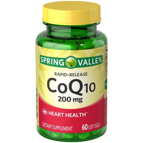 0681131101264 - SPRING VALLEY RAPID-RELEASE COQ10 200 MG, HEART HEALTH, 60 SOFTGELS