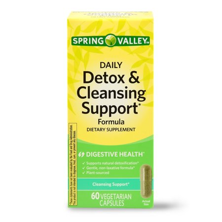 0681131228398 - SPRING VALLEY DAILY DETOX & CLEANSING SUPPORT CAPSULES, 60 CT