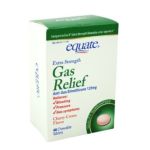 0681131297721 - GAS RELIEF EXTRA STRENGTH SIMETHICONE 48 CHEWABLE TABLETS COMPARE TO GAS-X 125 MG, 48 TABLET,1 COUNT