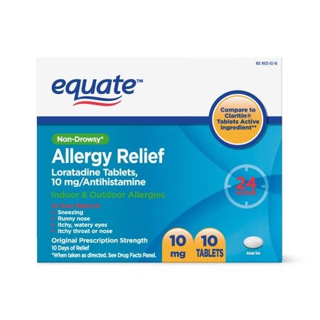 0681131739276 - ALLERGY RELIEF LORATADINE 10 MG, 10 TABLET,1 COUNT
