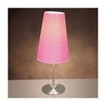 0681144119782 - DOT TABLE LAMP IN PINK - SHADE COLOR: RED