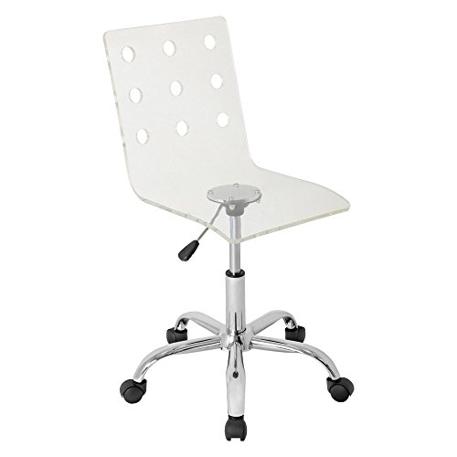 0681144429409 - LUMISOURCE SWISS OFFICE CHAIR - CLEAR