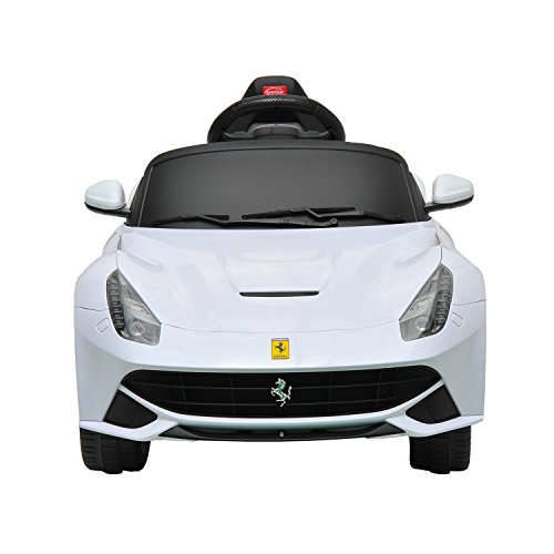 0681173480044 - NEWEST KIDS FERRARI F SPORT SERIES STYLE 12V POWERED WHEELS RIDE CAR WITH MUSIC, LIGHTS AND REMOTE CONTROL