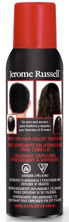 0681274301439 - JEROME RUSSELL SPRAY ON HAIR COLOR THICKENER FOR MEN AND WOMEN
