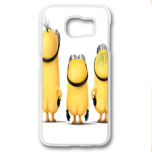 6813076643606 - SAMSUNG S6 (PC) TRANSPARENT CASE,SAMSUNG S6 CASES ,BARE SMALL YELLOW PEOPLE CUSTOM SAMSUNG S6 HIGH-GRADE PC CASES